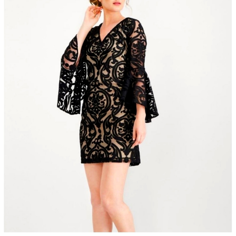MSK Black Lace Dress